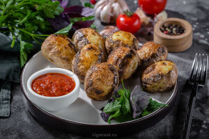 Картофель с салом